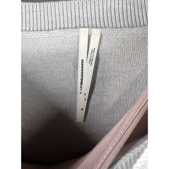 The Gemini Twofer Sweater + Dress Set Size Medium Grey Pink - Picture 9 of 11